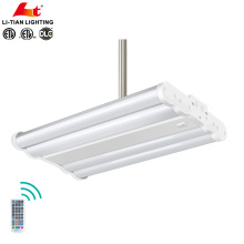 Hohes Lumen 130lm / w industrielles IP54, das 100w 140w 200w 240w 300w LED hohes Bucht-Licht mit dem Dimmen von 1-10v und Bewegungssensor unterbringt